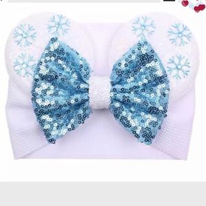 Frozen Minnie Mouse baby/infant ears headband